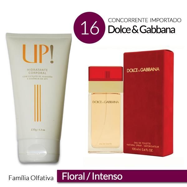Hidratante UP! com fragância Dolce Gabanna - 150g